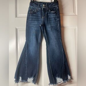 Kancan Little Girls Flare Leg High Rise Jeans Size 5